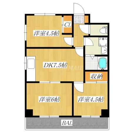 西向きのお部屋です☆