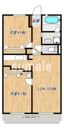 間取図です。